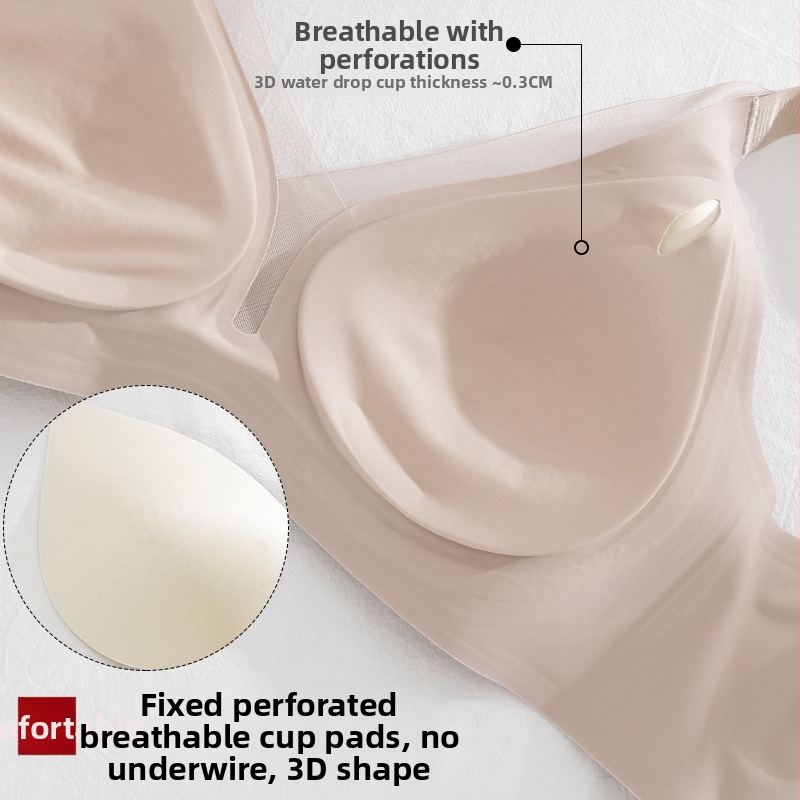 Bezšvová želé podprsenka pre ženy, push-up, proti poklesu, tenké modelované košíčky, pevné dvojité ramienka