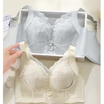 Plus-size bežični grudnjak za oblikovanje s punim košaricama, bočnom podrškom i podizanjem