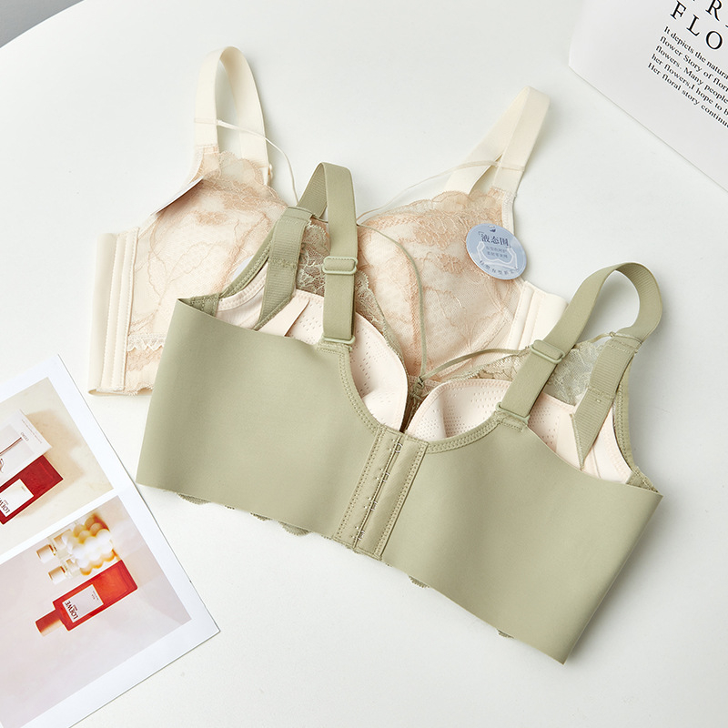 Bežični grudnjak s ultra-tankim oblikovanim košaricama, Push-Up, 3/4 košarica, Nylon