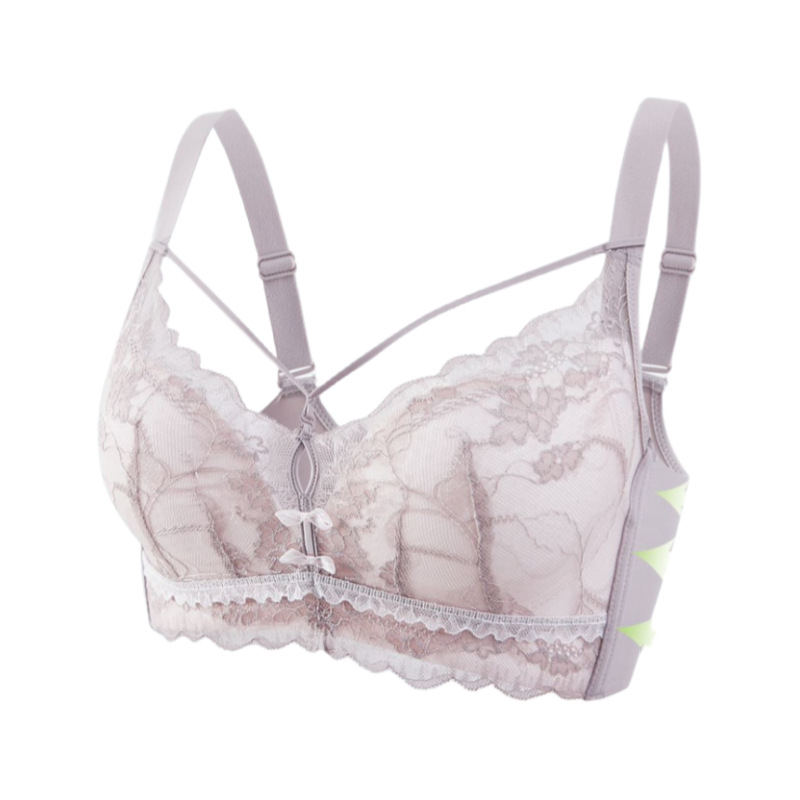 Qianyi Lingerie 9962 B puodeliai, pilnas kupolo formos puodeliai, Push-Up, ploni formuoti puodeliai, užpakalinė uždarymo su keturiais eilių sagos