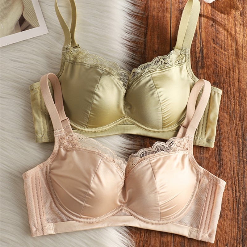 Sukin bešavne grudnjake od Mulberry Silk Satin, 3/4 košarica, bez žice, podstava 100% svila, stražnje kopče s tri reda kopči