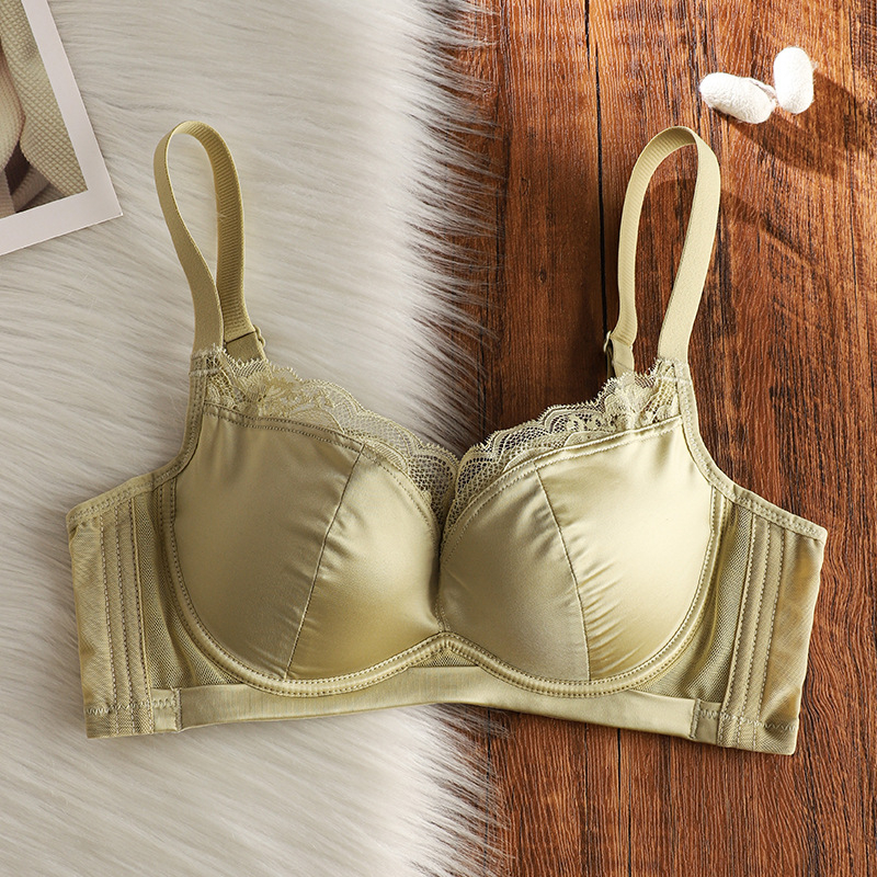 Sukin bešavne grudnjake od Mulberry Silk Satin, 3/4 košarica, bez žice, podstava 100% svila, stražnje kopče s tri reda kopči