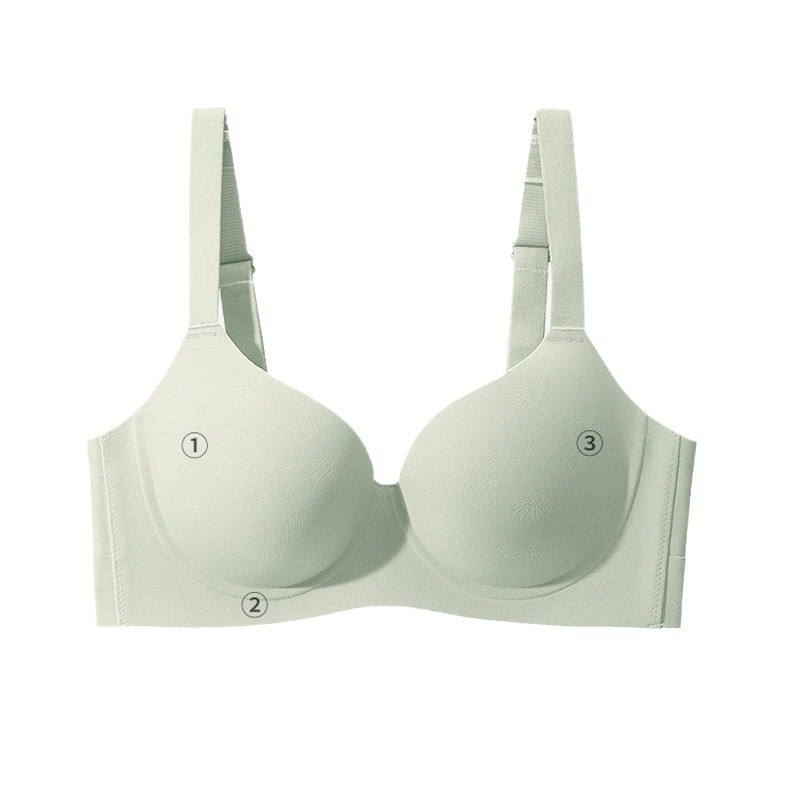 Liemenėlė su viela, nailoninis audinys, pilnas kupolas, ploni formuoti puodeliai, užpakalinė keturių eilių kabliukų uždarymas