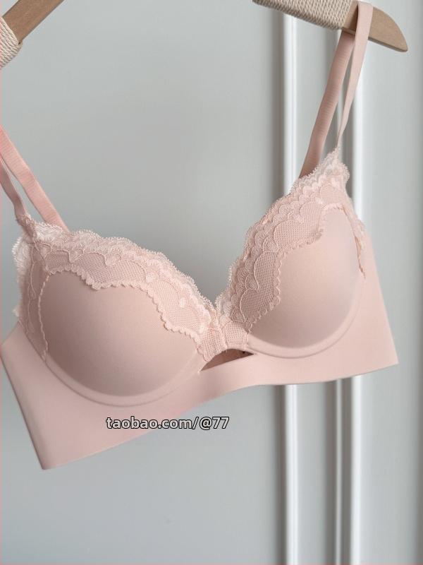 Aishiqi nailoninė nėrininė liemenėlė su 3/4 taurės, push-up, kryžminiai petnešėlės ir viršutine parama