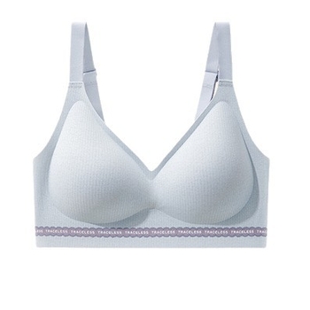 Brushed najlon grudnjak bez žice, 3/4 košarica, tanak oblik košarice, čvrste naramenice, stražnji kopčanje s tri reda, skupljanje, gornja i bočna podrška, besprijekorno podizanje, udobna mekana podrška