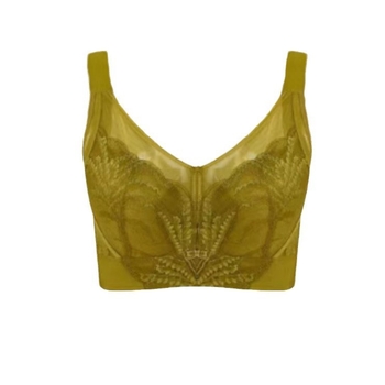 Liemenėlė su ultra plonais formuojamais kaušeliais, nėriniai nailono audinys, fiksuotos dvigubos petnešos, nugaros kabliukų su šešiais eilutėmis