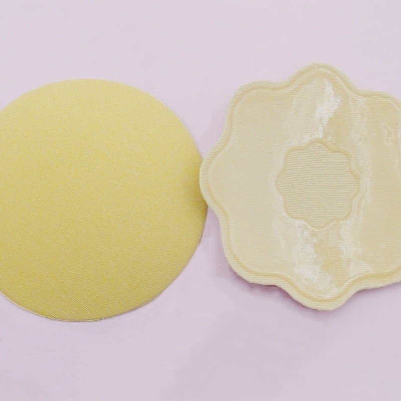 Silikonske bezšivne pločice za dojke za nuptijalnu haljinu, tanke, prozračne, nevidljive, oblik bradavice: šljiva cvijet, erotski stil