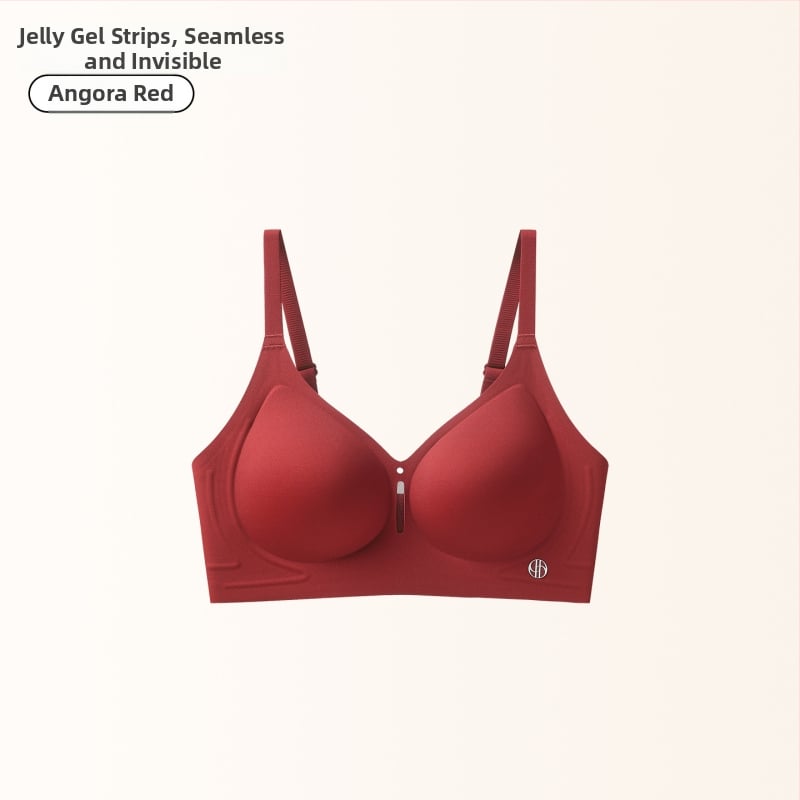 Sutien push-up cu cupă fixă, anti-sagging, fără cusături, respirabil, 3/4 cupă