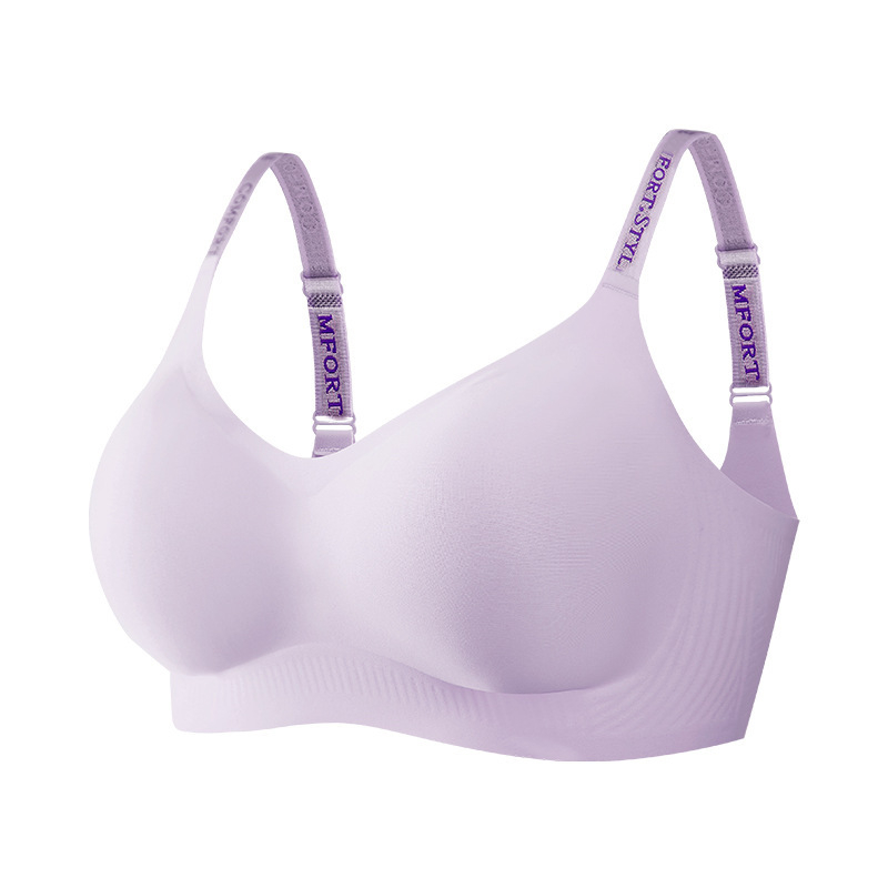 Push-up grudnjak za žene, bešivni, najlon tkanina, pune košarice, fiksirani remeni