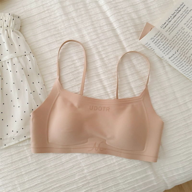 Bespravljeni 3.0 bandeau grudnjak za velike grudi, vizualno smanjenje, skupljanje i podizanje, anti-sagging, tanak ton kože