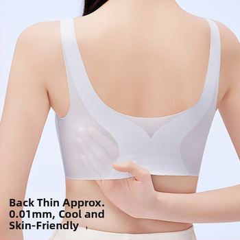 Lingerie fără cusături cu bază lichidă pentru femei, ridică și susține, sutien respirabil; material principal: nylon; căptușeală: spandex; cupă: completă; material cupă: burete; bretele: duble fixe