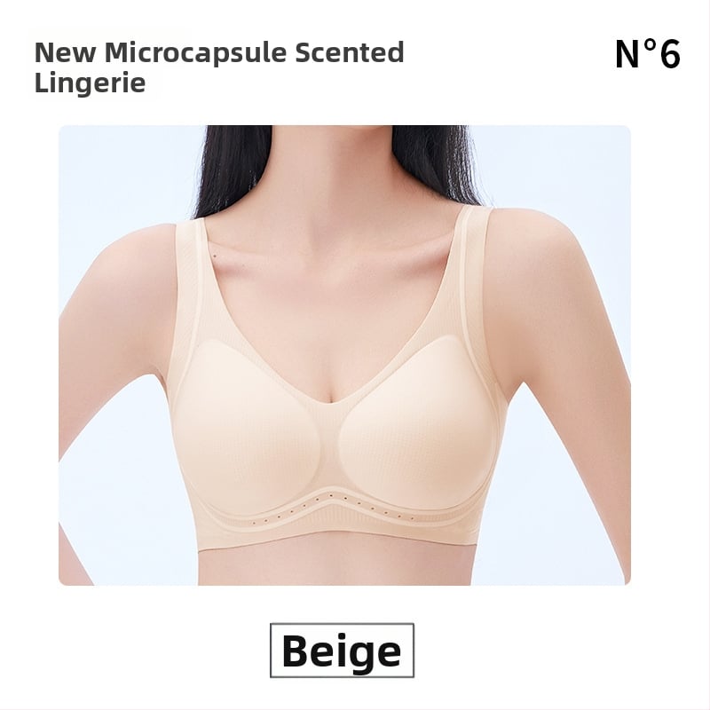 Lingerie fără cusături cu bază lichidă pentru femei, ridică și susține, sutien respirabil; material principal: nylon; căptușeală: spandex; cupă: completă; material cupă: burete; bretele: duble fixe
