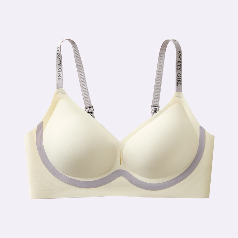Ljetni ženski grudnjak bez žice, bezšivni, prozračni ice silk, japanskog stila, za sport i jogu