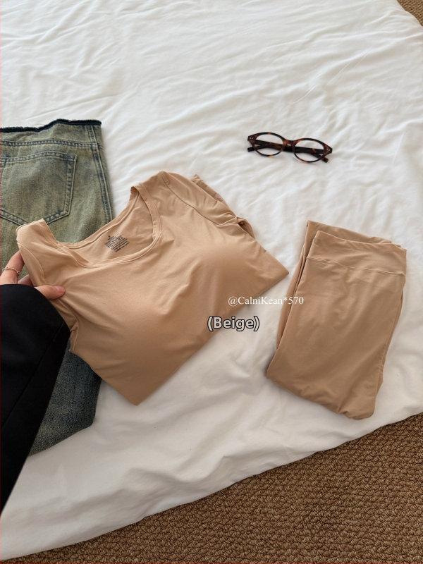 Bezšuvju plāns zemapģērbs ar krūšu spilventiņu, neilona 77% audums, elpojošs, saglabā siltumu