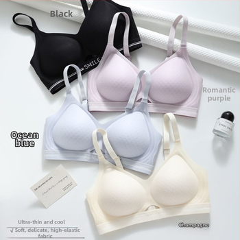 9322 be siūlių, ultra plona push-up liemenėlė, 3/4 taurė, vidutinio formos kaušelis, fiksuoti dvigubi petnešos, keturi užsegimai nugaros dalyje, medvilniniai kaušeliai