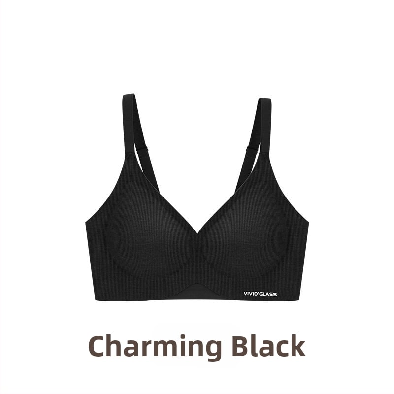 Sutien fără fir push-up pentru femei, cupe 3/4, din viscoză, căptușeală 70–80% elastan, închidere în spate cu trei rânduri de cârlige, bretele fixe, duble