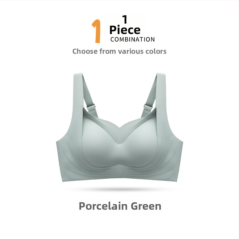 Sporta krūšturis bez stieples, bezšuvju, bezvadu; 3/4 krūšu forma; fiksētas dubultas plecu siksnas; krūšu forma: plāns augšējais, biezāks apakšējais; neilons