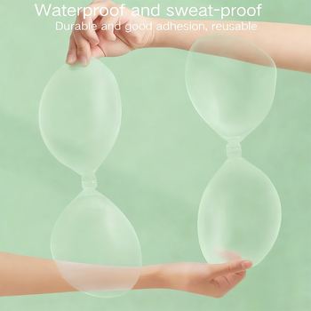 Διάφανο σουτιέν σιλικόνης με push-up, λεπτό και αδιάβροχο για νυφικά φορέματα