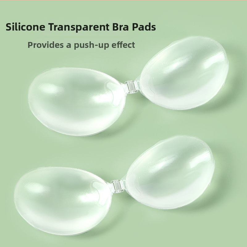 Διάφανο σουτιέν σιλικόνης με push-up, λεπτό και αδιάβροχο για νυφικά φορέματα