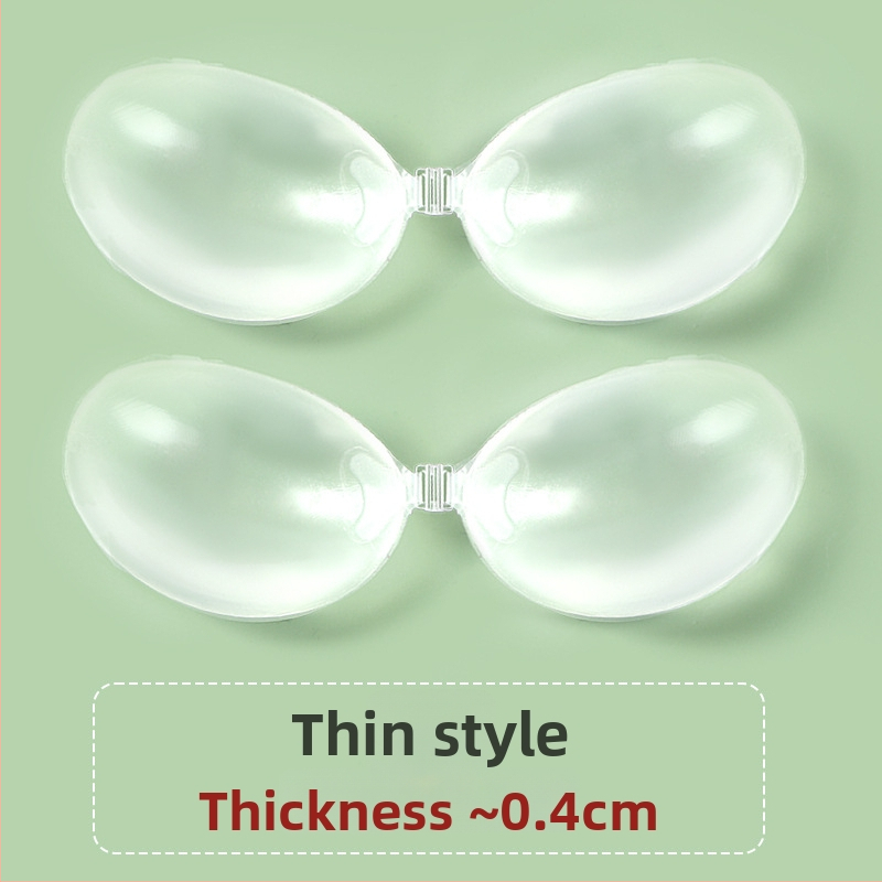 Διάφανο σουτιέν σιλικόνης με push-up, λεπτό και αδιάβροχο για νυφικά φορέματα