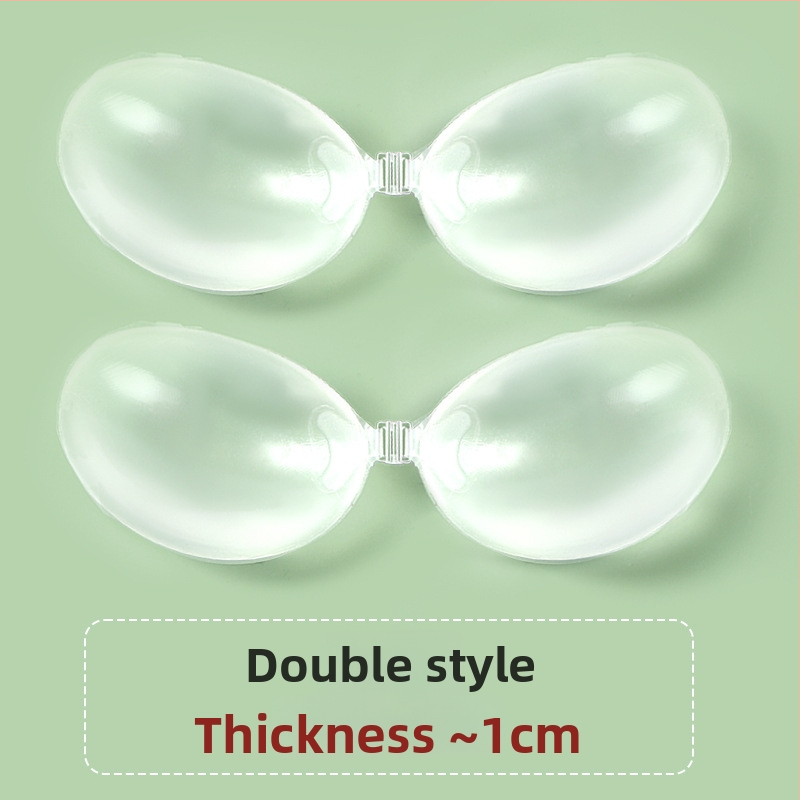 Διάφανο σουτιέν σιλικόνης με push-up, λεπτό και αδιάβροχο για νυφικά φορέματα