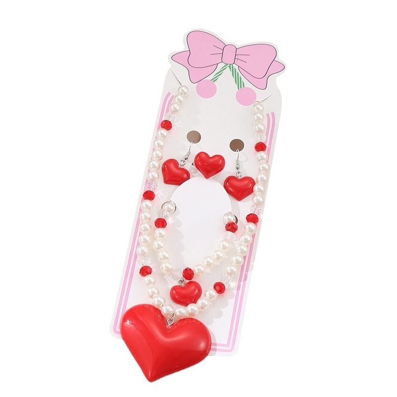 Laste kaelakee – Printsessi lind, rezina ripats, pallikäed grandine, küpsetuskatte