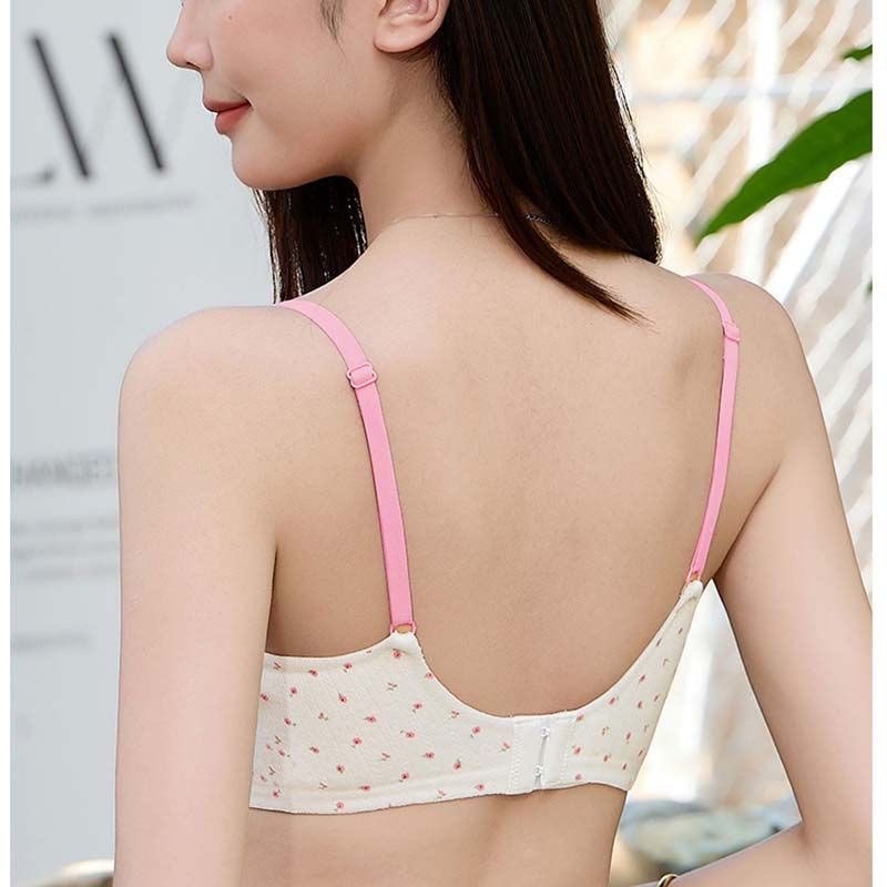 Σουτιέν χωρίς ραφές με φιόγκο σε πουά μοτίβο – νάιλον, 3/4 Κούπα, μορφοποιημένο Κύπελλο (λεπτό πάνω, παχύτερο κάτω), ανυψωτική στήριξη