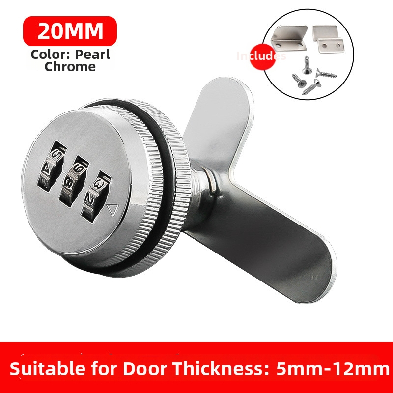 Skapis ar paroļu slēdzeni (Drawer modelis) — cinka sakausējums, paroļu tips, mūsdienīgs minimālisma stils, piemērots lādei, skapim, arhīvam, kurpju skapji