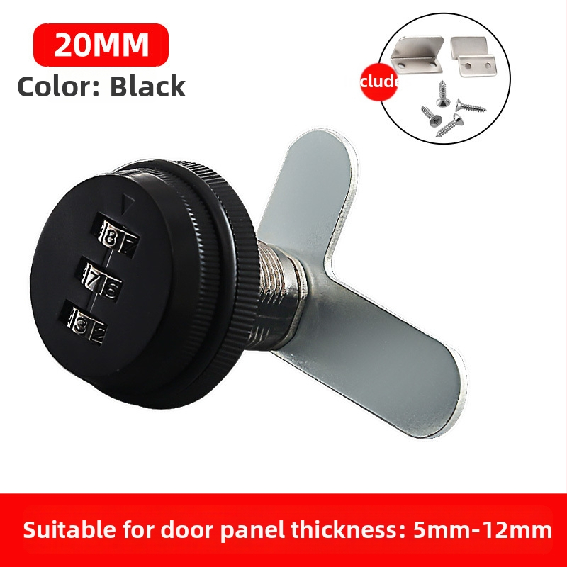 Skapis ar paroļu slēdzeni (Drawer modelis) — cinka sakausējums, paroļu tips, mūsdienīgs minimālisma stils, piemērots lādei, skapim, arhīvam, kurpju skapji