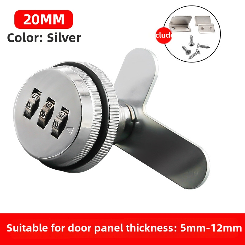 Skapis ar paroļu slēdzeni (Drawer modelis) — cinka sakausējums, paroļu tips, mūsdienīgs minimālisma stils, piemērots lādei, skapim, arhīvam, kurpju skapji