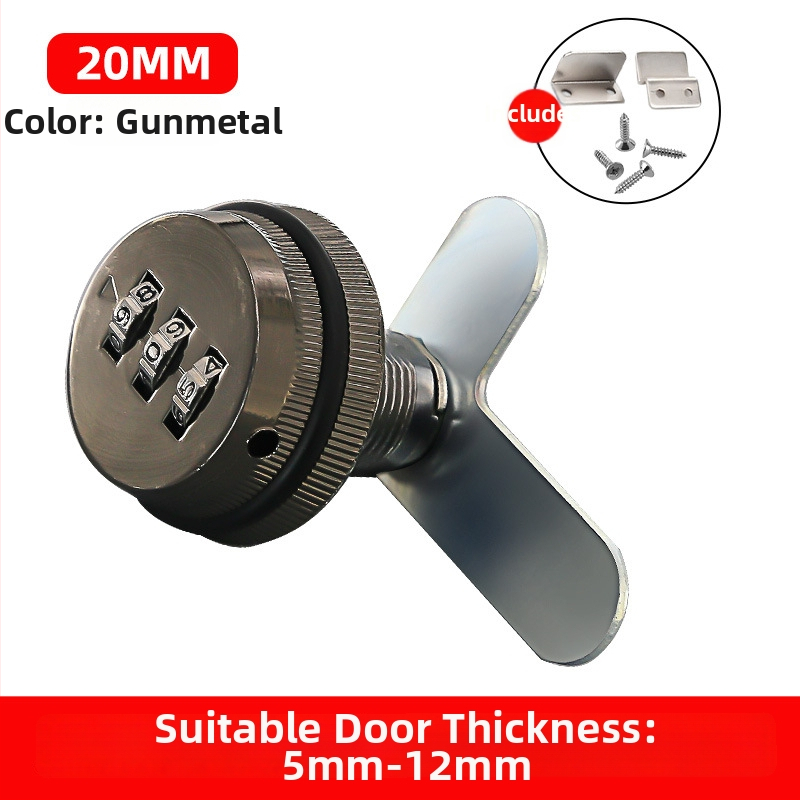 Skapis ar paroļu slēdzeni (Drawer modelis) — cinka sakausējums, paroļu tips, mūsdienīgs minimālisma stils, piemērots lādei, skapim, arhīvam, kurpju skapji