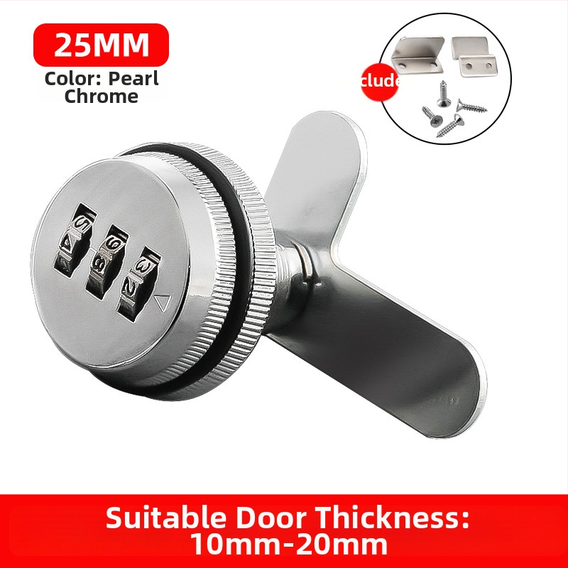 Skapis ar paroļu slēdzeni (Drawer modelis) — cinka sakausējums, paroļu tips, mūsdienīgs minimālisma stils, piemērots lādei, skapim, arhīvam, kurpju skapji