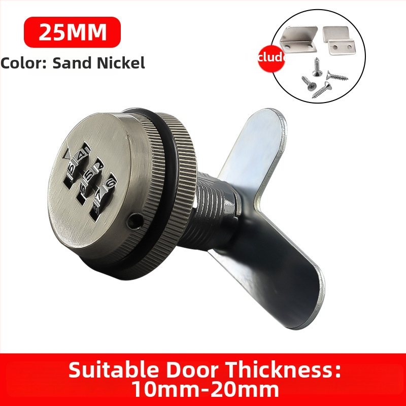 Skapis ar paroļu slēdzeni (Drawer modelis) — cinka sakausējums, paroļu tips, mūsdienīgs minimālisma stils, piemērots lādei, skapim, arhīvam, kurpju skapji