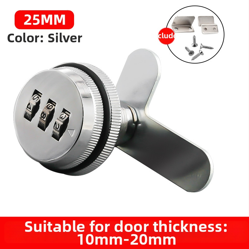 Skapis ar paroļu slēdzeni (Drawer modelis) — cinka sakausējums, paroļu tips, mūsdienīgs minimālisma stils, piemērots lādei, skapim, arhīvam, kurpju skapji