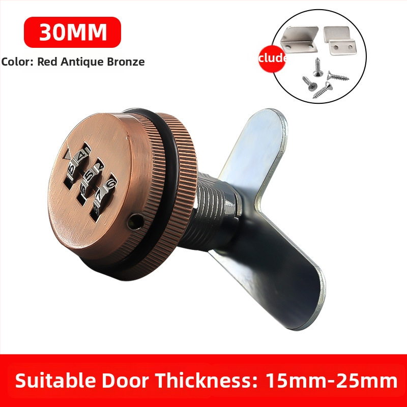 Skapis ar paroļu slēdzeni (Drawer modelis) — cinka sakausējums, paroļu tips, mūsdienīgs minimālisma stils, piemērots lādei, skapim, arhīvam, kurpju skapji