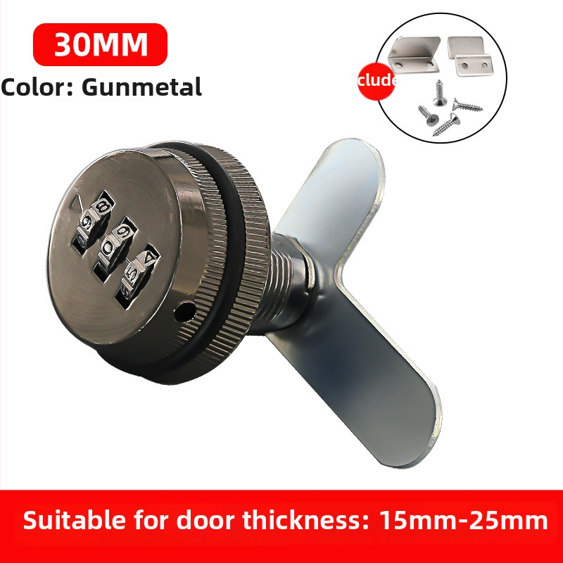 Skapis ar paroļu slēdzeni (Drawer modelis) — cinka sakausējums, paroļu tips, mūsdienīgs minimālisma stils, piemērots lādei, skapim, arhīvam, kurpju skapji