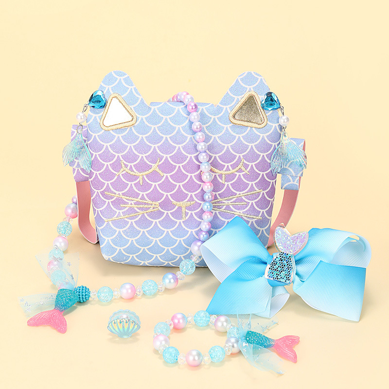 Σετ αξεσουάρ μαλλιών – σειρά Πριγκίπισσα, γεωμετρικά σχήματα, χειροποίητο ύφασμα, για παιδιά 3–10 ετών.