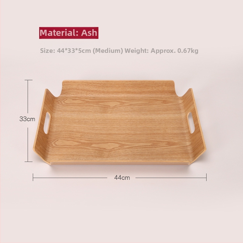 Ξύλινος ορθογώνιος δίσκος σερβιρίσματος με ριγέ σχέδιο και λαμπερή επιφάνεια, δυνατότητα παραμετροποίησης λογοτύπου