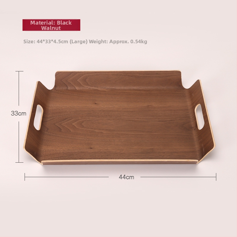 Ξύλινος ορθογώνιος δίσκος σερβιρίσματος με ριγέ σχέδιο και λαμπερή επιφάνεια, δυνατότητα παραμετροποίησης λογοτύπου