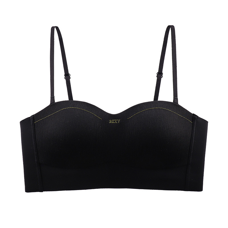 Be liemenėlės be peties, 3/4 puodelio, ploni formuoti puodeliai, nuimami dvigubi pečių dirželiai, nugaros užtrauktukas su keturiais eilučių