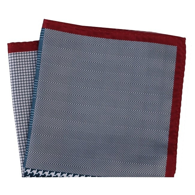 Πετσέτα τσέπης για άνδρες – φλοράλ σχέδιο, πολυεστερική ίνα, βραδινό ντύσιμο, εκτύπωση