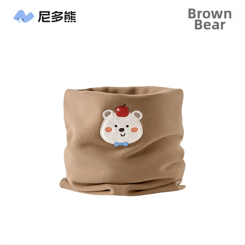 Nidobear Dječji šal za vrat od 100% pamuka, zimski, s motivom crtanog lika, unisex
