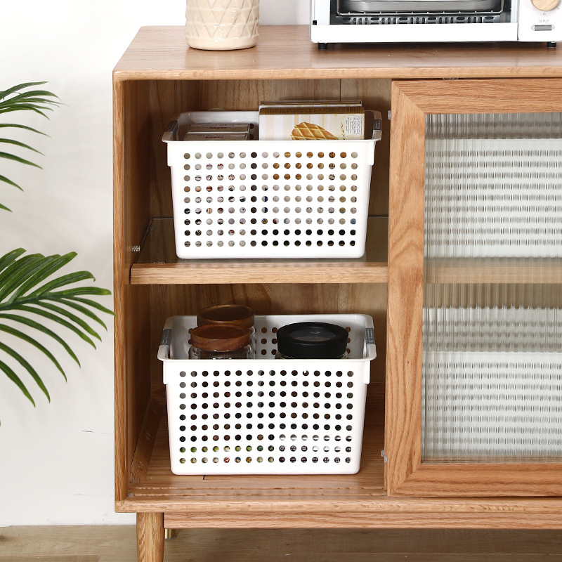 Κάδος αποθήκευσης από πλαστικό, παχύτερος, φορητός, υφαντή κατασκευή, μοντέλο LD6070-6073, κατάλληλος για κουζίνα – αποθήκευση φρούτων, λαχανικών, σνακ και άλλων ειδών