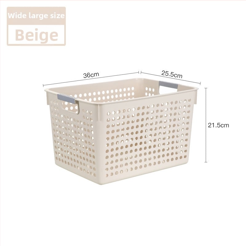 Κάδος αποθήκευσης από πλαστικό, παχύτερος, φορητός, υφαντή κατασκευή, μοντέλο LD6070-6073, κατάλληλος για κουζίνα – αποθήκευση φρούτων, λαχανικών, σνακ και άλλων ειδών