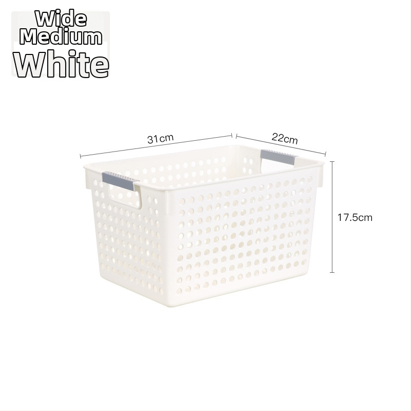 Κάδος αποθήκευσης από πλαστικό, παχύτερος, φορητός, υφαντή κατασκευή, μοντέλο LD6070-6073, κατάλληλος για κουζίνα – αποθήκευση φρούτων, λαχανικών, σνακ και άλλων ειδών