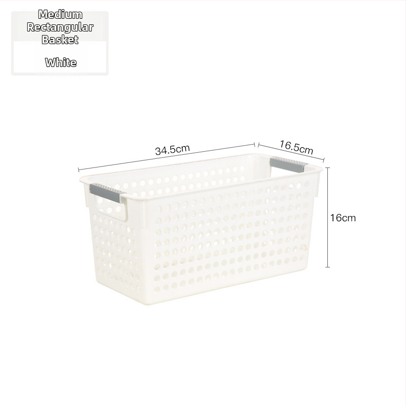 Κάδος αποθήκευσης από πλαστικό, παχύτερος, φορητός, υφαντή κατασκευή, μοντέλο LD6070-6073, κατάλληλος για κουζίνα – αποθήκευση φρούτων, λαχανικών, σνακ και άλλων ειδών