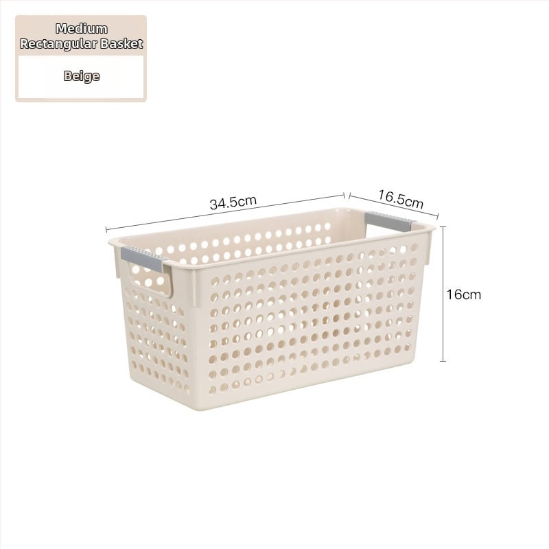 Κάδος αποθήκευσης από πλαστικό, παχύτερος, φορητός, υφαντή κατασκευή, μοντέλο LD6070-6073, κατάλληλος για κουζίνα – αποθήκευση φρούτων, λαχανικών, σνακ και άλλων ειδών