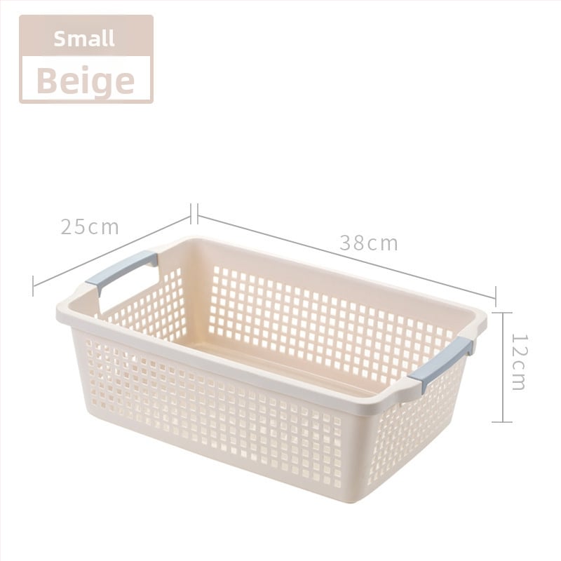 Κάδος αποθήκευσης από πλαστικό, παχύτερος, φορητός, υφαντή κατασκευή, μοντέλο LD6070-6073, κατάλληλος για κουζίνα – αποθήκευση φρούτων, λαχανικών, σνακ και άλλων ειδών