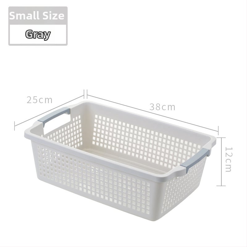 Κάδος αποθήκευσης από πλαστικό, παχύτερος, φορητός, υφαντή κατασκευή, μοντέλο LD6070-6073, κατάλληλος για κουζίνα – αποθήκευση φρούτων, λαχανικών, σνακ και άλλων ειδών