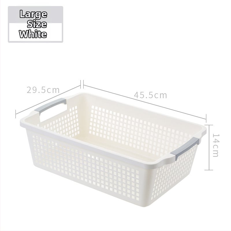 Κάδος αποθήκευσης από πλαστικό, παχύτερος, φορητός, υφαντή κατασκευή, μοντέλο LD6070-6073, κατάλληλος για κουζίνα – αποθήκευση φρούτων, λαχανικών, σνακ και άλλων ειδών